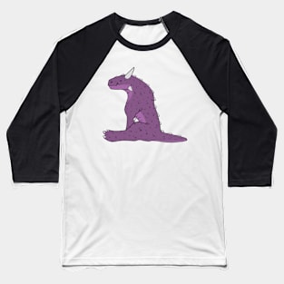 Sleeping Purple Dragon Baseball T-Shirt